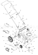 Part Location Diagram of 732-0969 MTD Spring Lever